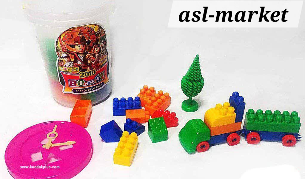 بلوک خونه سازی همراه سطل ۴۶قطعه