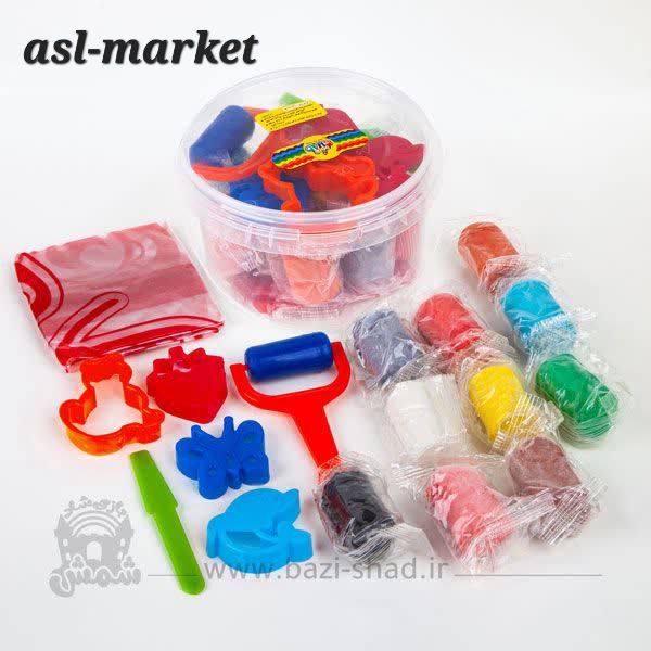 خمیربازی بازیشاد سطلی