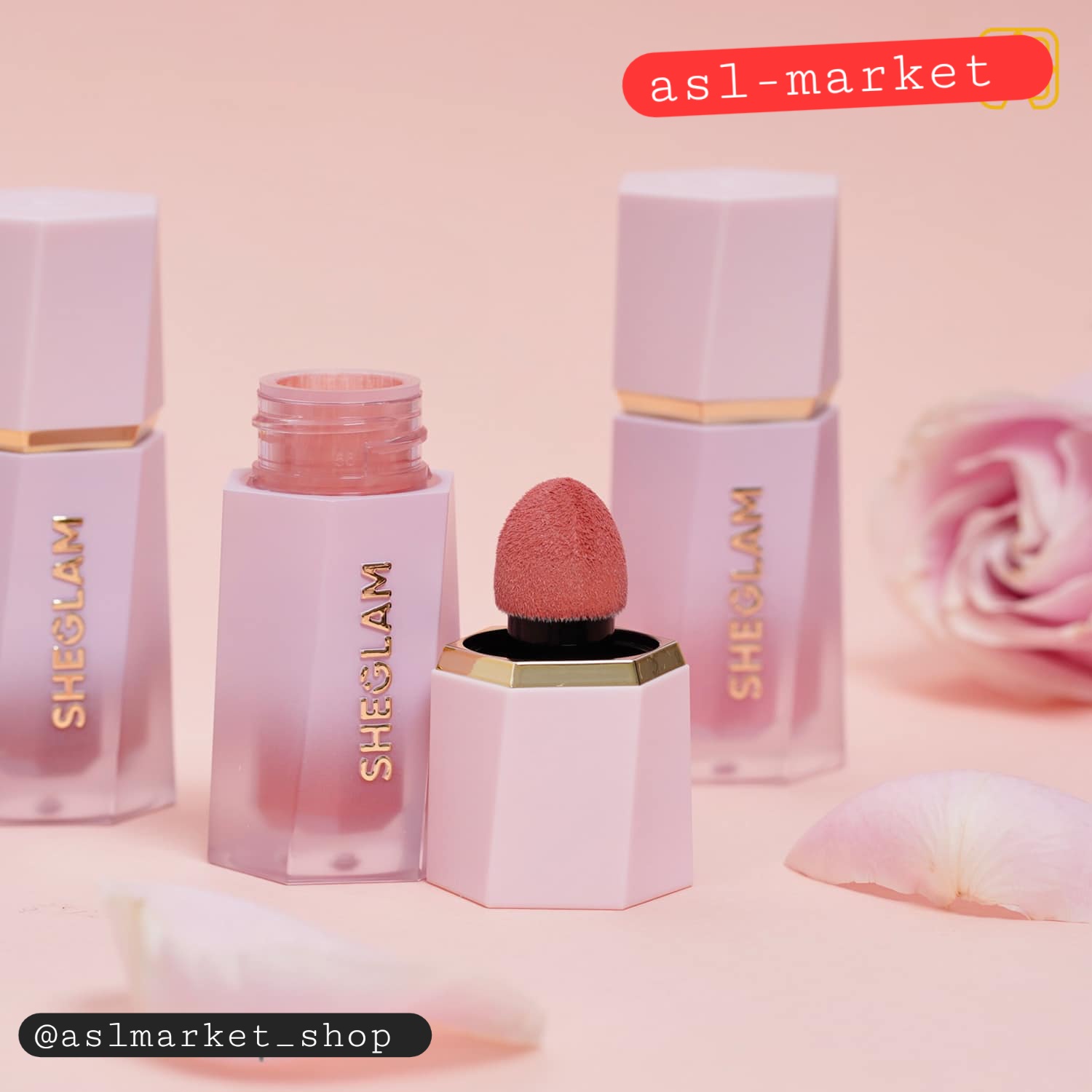 رژگونه مایع شیگلم رنگ risky business SHEGLAM Risky business Liquid Blush