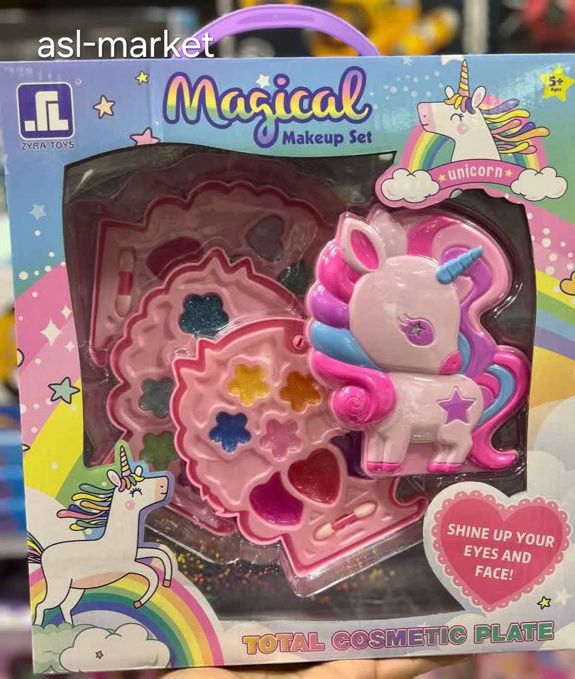 ست آرایشی کودک طرح یونیکورن