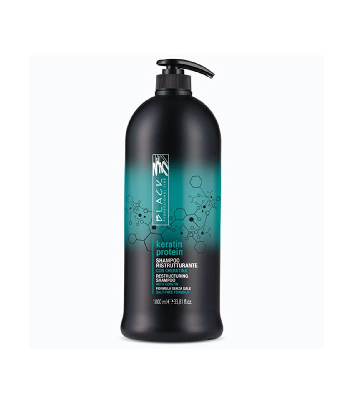 شامپو کراتین و پروتئین بلک پروفشنال Black Professional Black Professional Line Keratine Protein Ristrutturante Shampoo