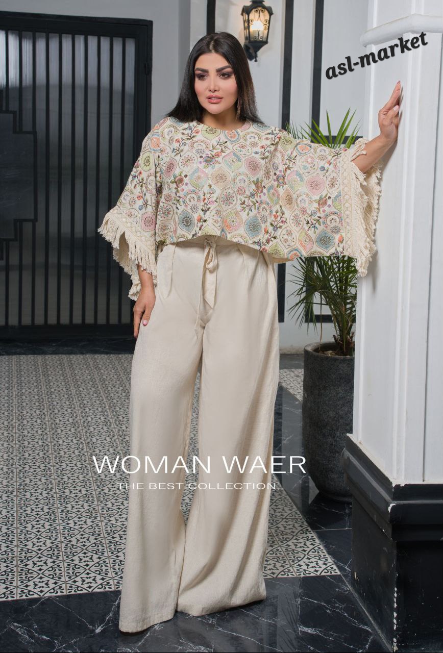 شومیز،شلوار سوزن دوزی