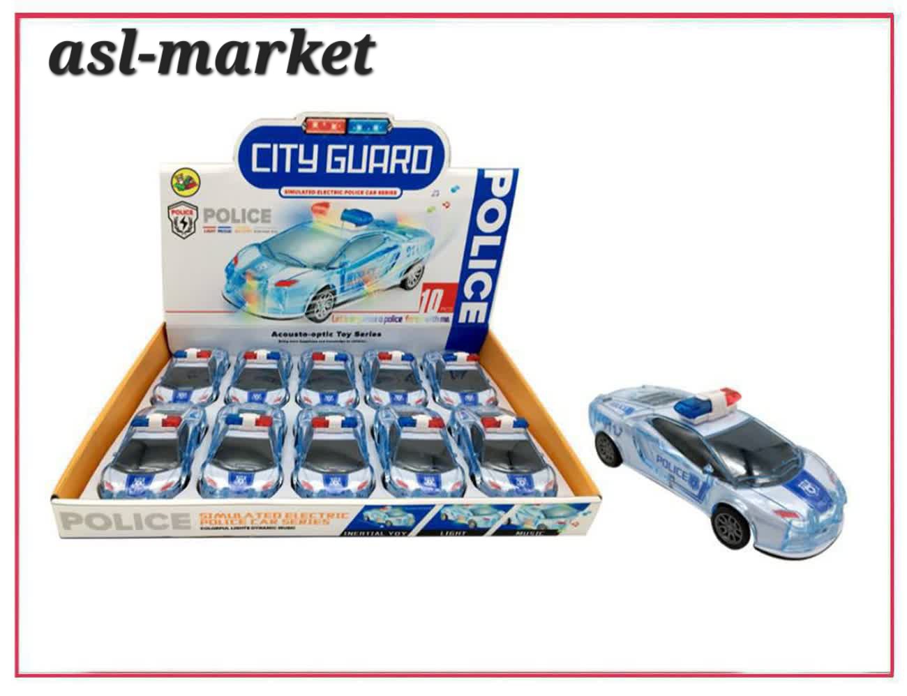 ماشین پلیس شیشه ای