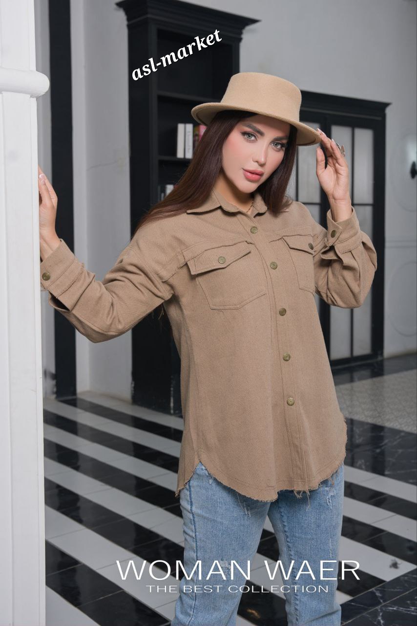 مانتو کتان دوجیب