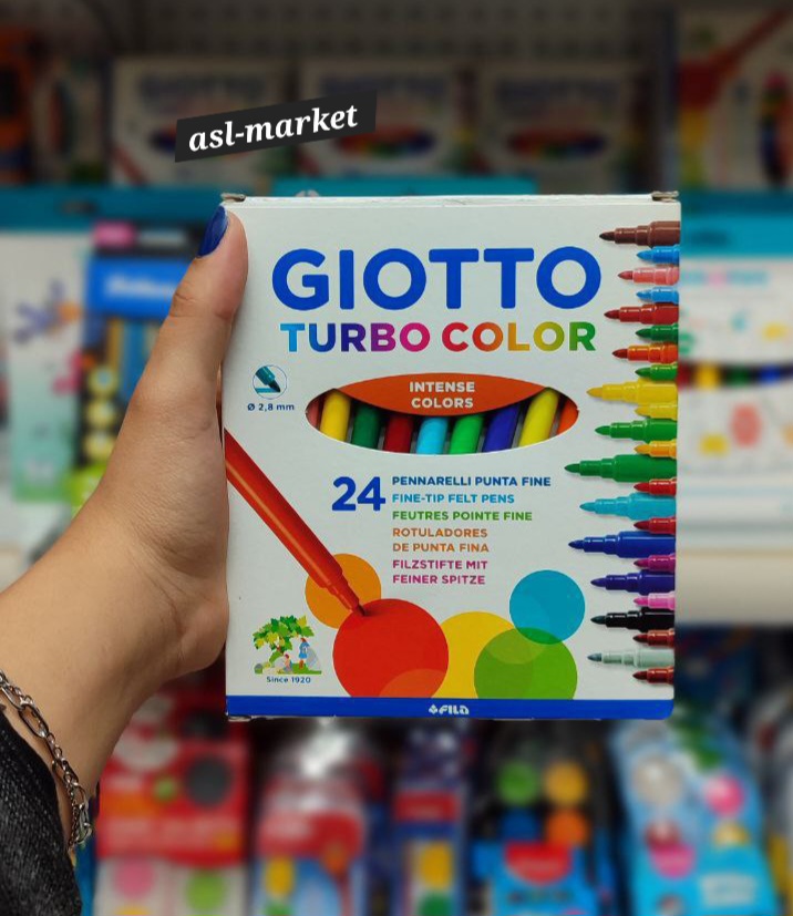ماژیک ۲۴رنگ مارک جیتو GIOTTO
