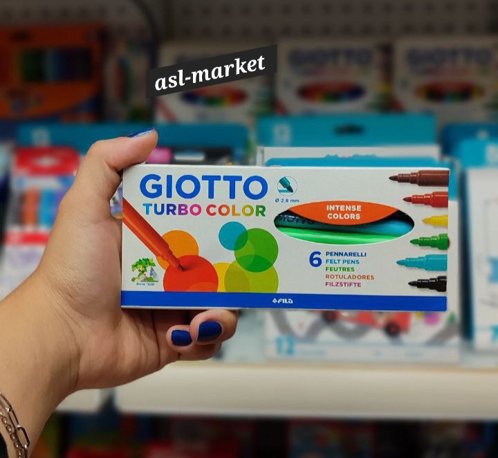 ماژیک رنگ آمیزی ۶رنگ جیوتو GIOTTO