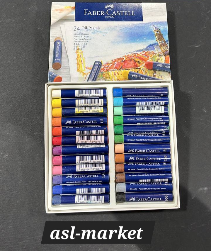 مداد شمعی ۲۴رنگ فابرکاستل Faber-Castell