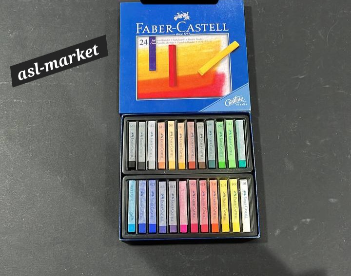 پاستل گچی ۲۴ رنگ فابرکاستل Faber-Castell