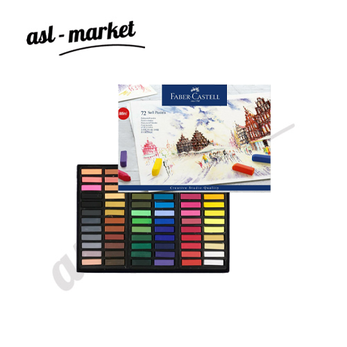 پاستل گچی ۷۲ رنگ مینی فابرکاستل faber-castell