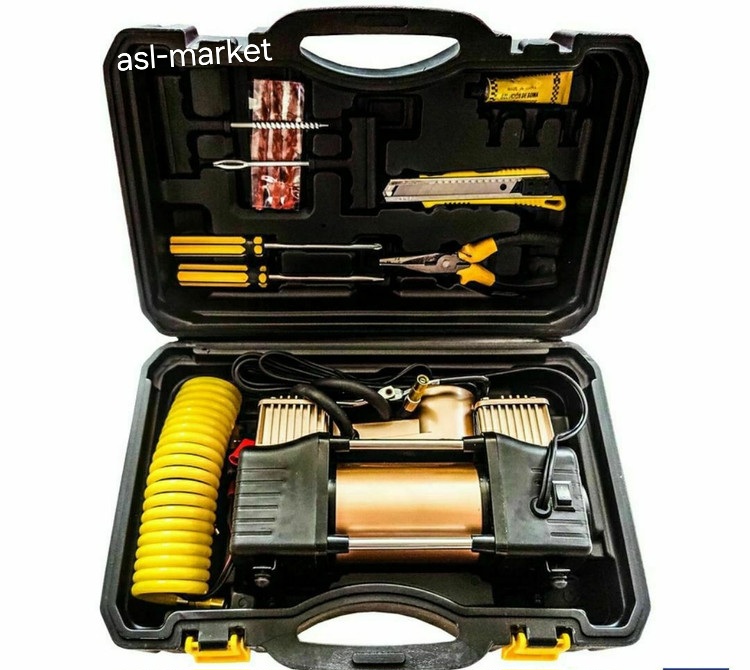 کمپرسور فندکی و سر باطری دوسیلندر ماتکس مدل TBR SS MATEX 5545